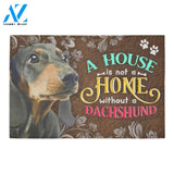 A House Is Not A Home Without A Dachshund Doormat Indoor And Outdoor Mat Entrance Rug Sweet Home Decor Housewarming Gift Gift For Friend Family Stem Feminist