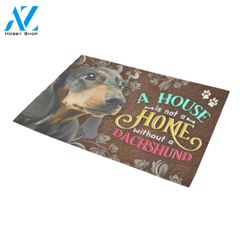 A House Is Not A Home Without A Dachshund Doormat Indoor And Outdoor Mat Entrance Rug Sweet Home Decor Housewarming Gift Gift For Friend Family Stem Feminist