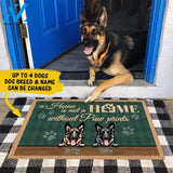 A House Is Not A Home Without Paw Prints - Personalized Doormat | Welcome Mat | House Warming Gift