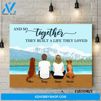 A Life They Loved - Personalized Custom Canvas