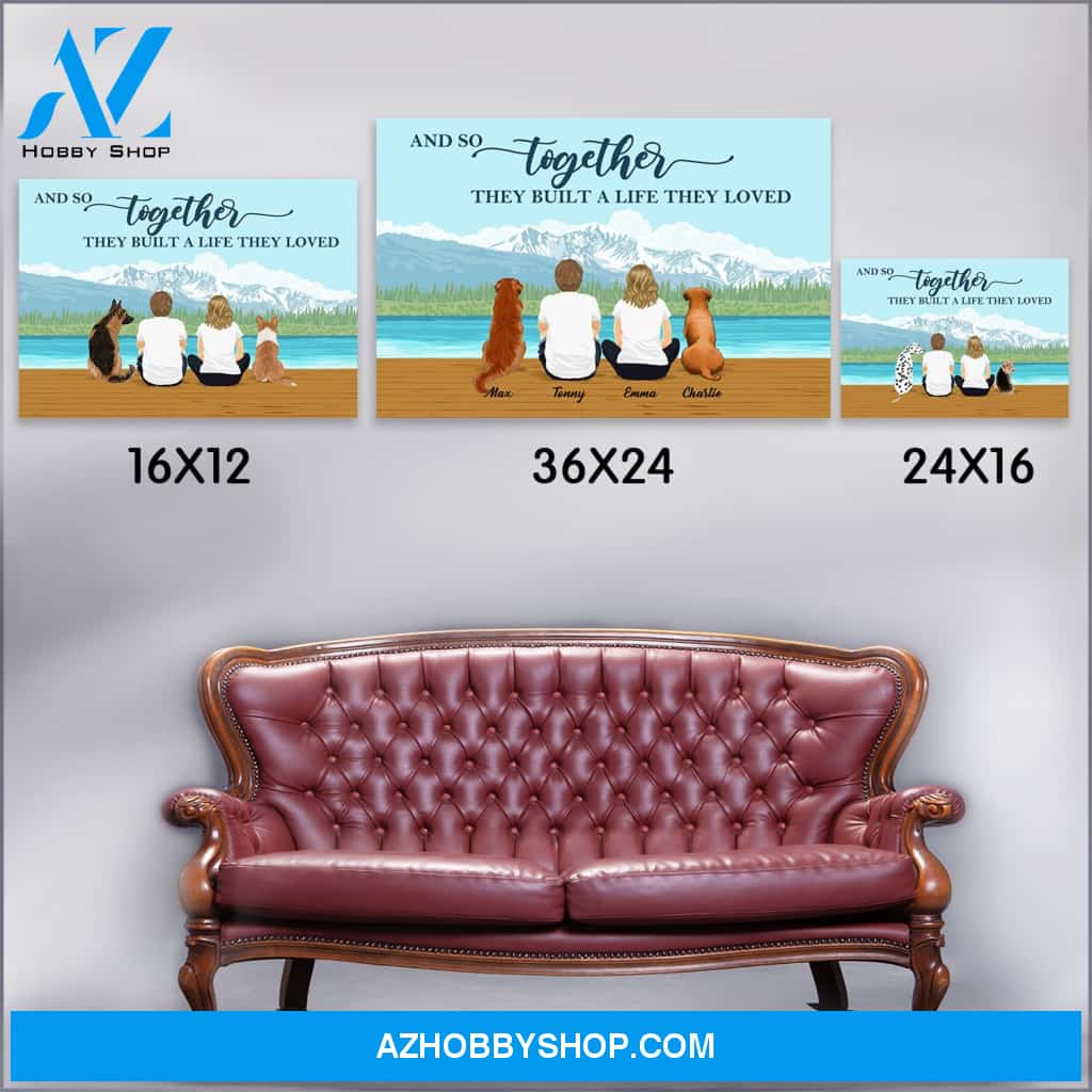 A Life They Loved - Personalized Custom Canvas