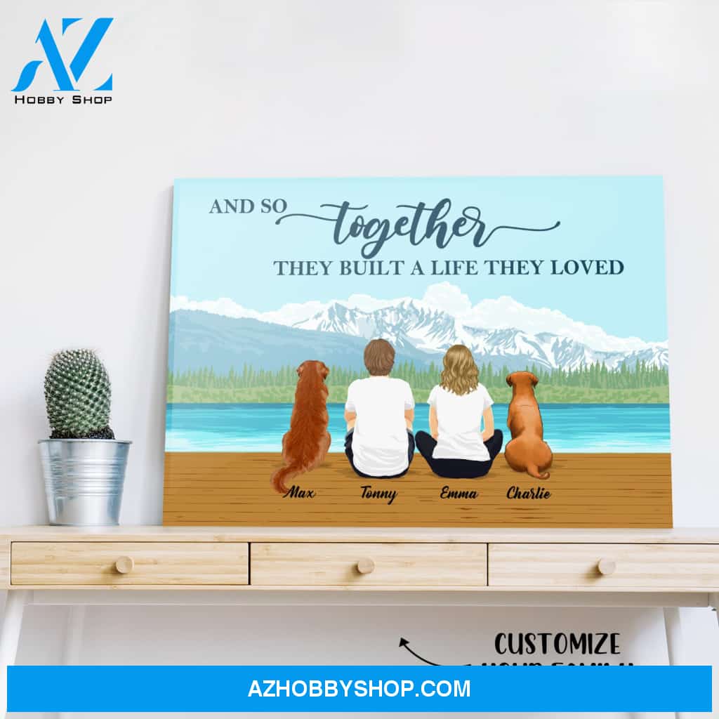 A Life They Loved - Personalized Custom Canvas