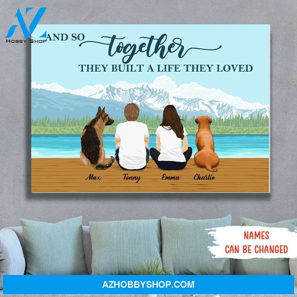 A Life They Loved - Personalized Custom Canvas