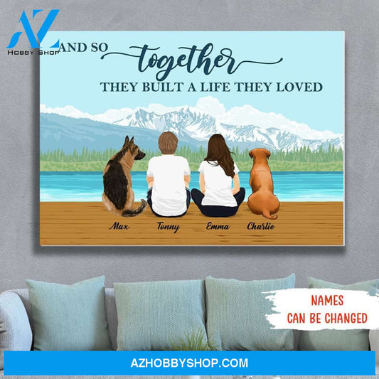 A Life They Loved - Personalized Custom Canvas