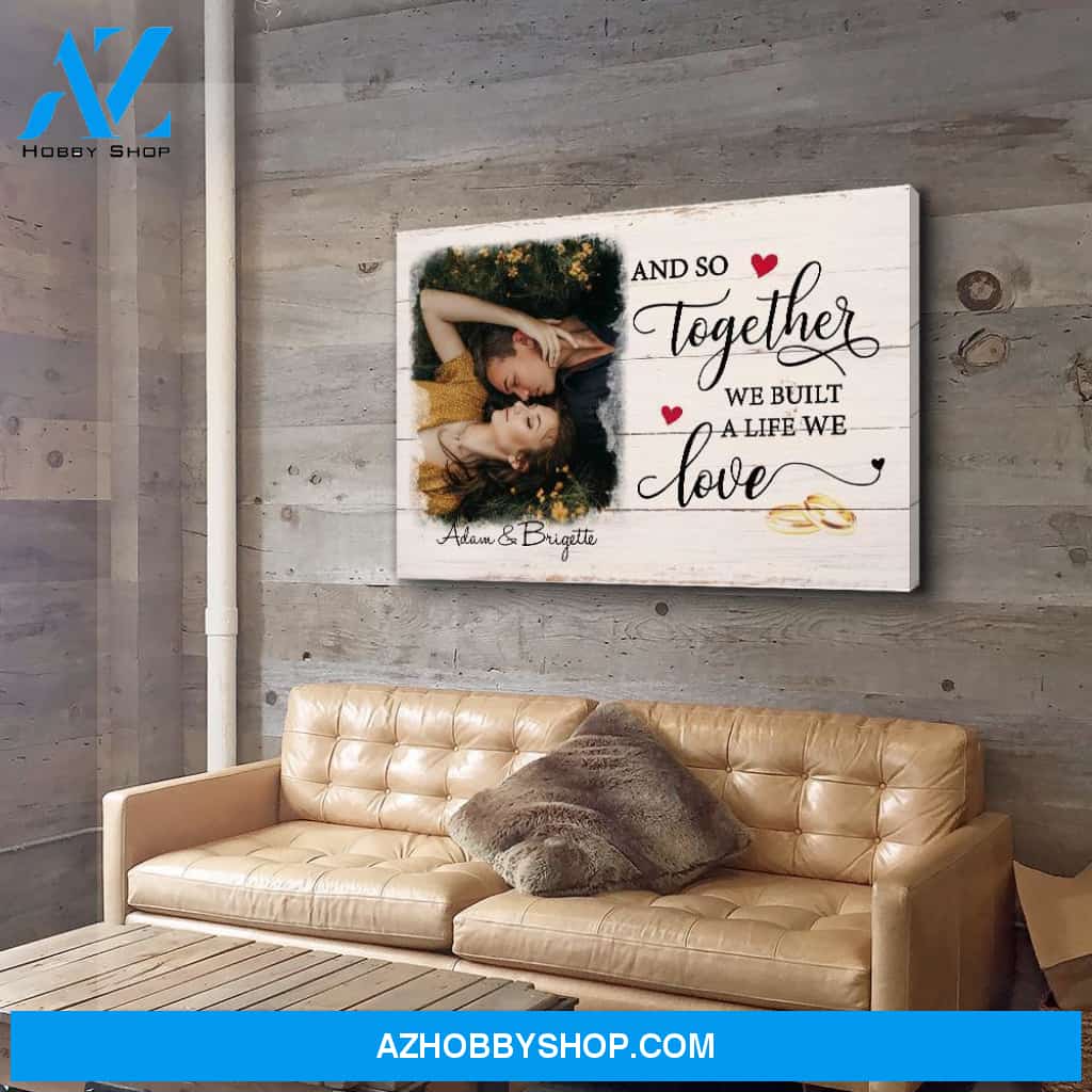 A Life We Love - Personalized Custom Photo Canvas