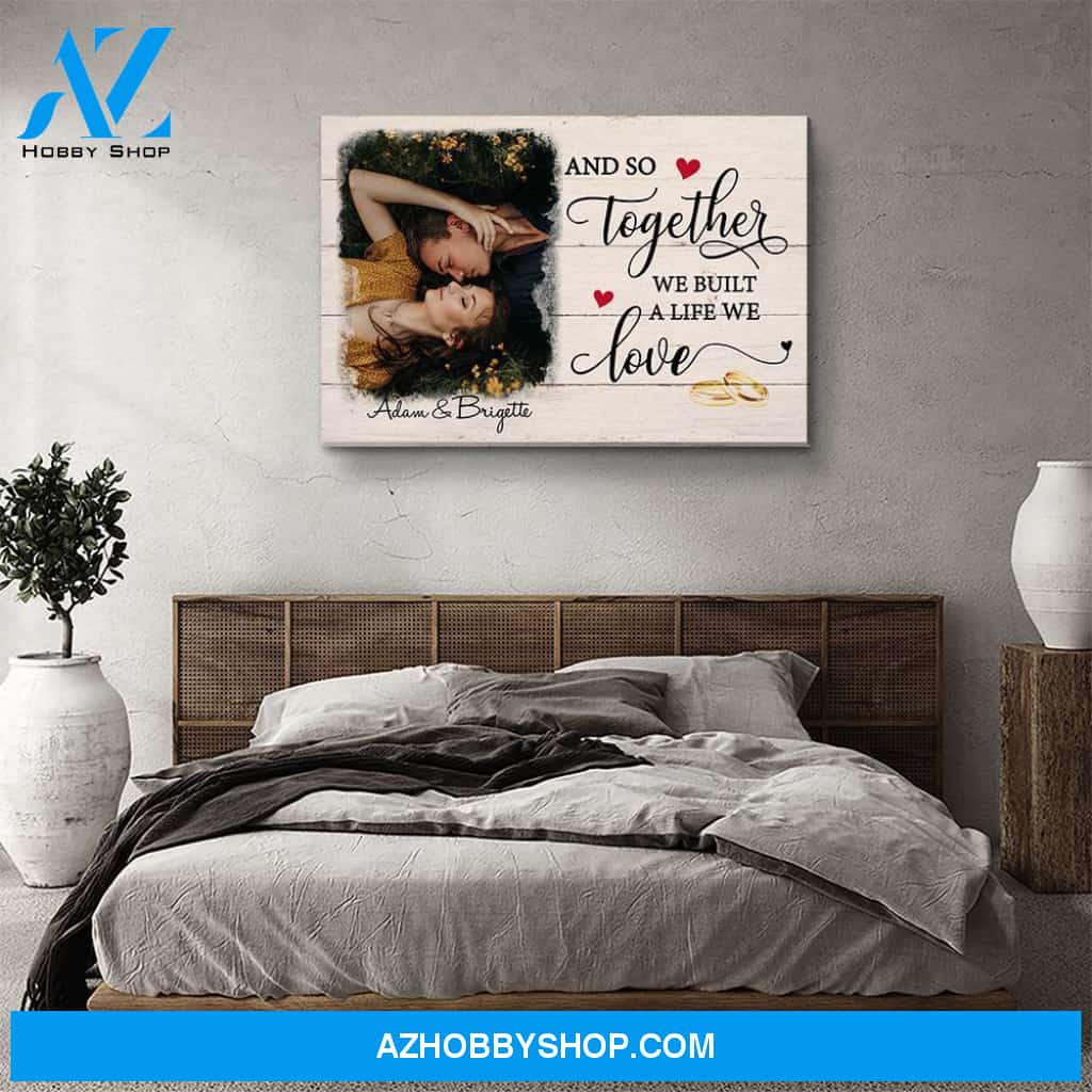 A Life We Love - Personalized Custom Photo Canvas