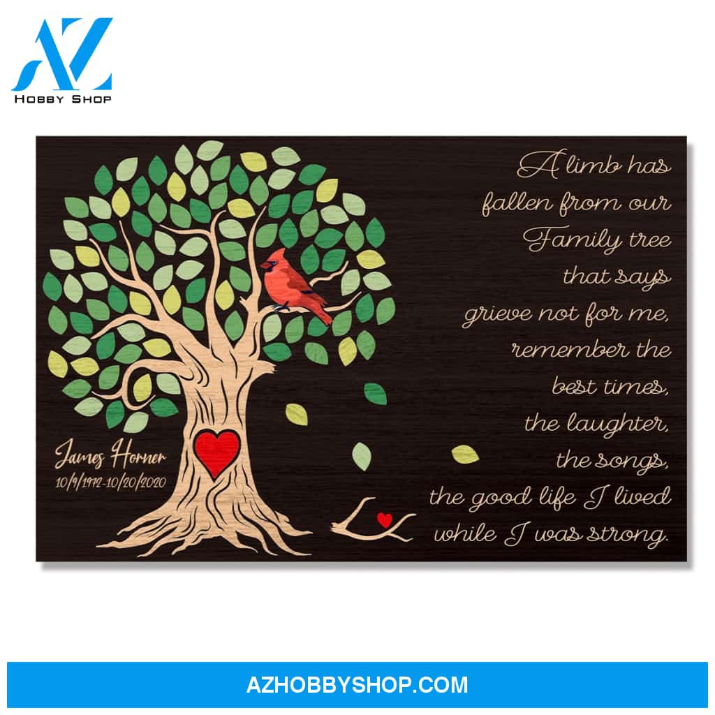A Limb Has Fallen Personalized Canvas