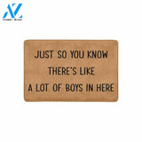A LOT OF BOYS Doormat 23.6" x 15.7" | Welcome Mat | House Warming Gift