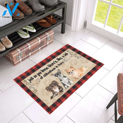 TD 9 A Lot Of Chihuahuas Doormat Doormat | WELCOME MAT | HOUSE WARMING GIFT
