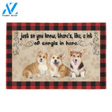 TD 9 A Lot Of Corgis Doormat Doormat | WELCOME MAT | HOUSE WARMING GIFT