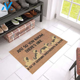A Lot Of German Shepherds In Here Printed Doormat Home Decor