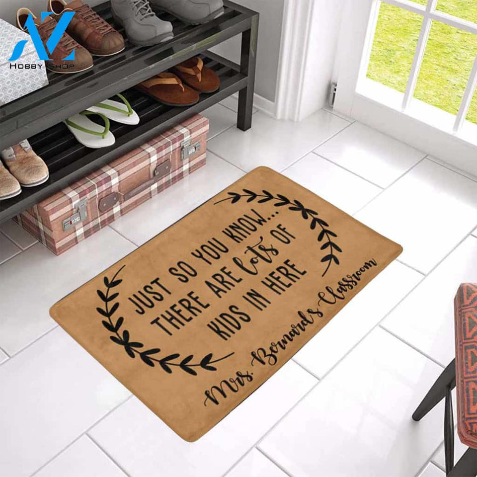 A LOT OF KIDS TEACHER Doormat 23.6" x 15.7" | Welcome Mat | House Warming Gift