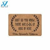 A LOT OF KIDS TEACHER Doormat 23.6" x 15.7" | Welcome Mat | House Warming Gift