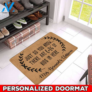 A LOT OF KIDS TEACHER Doormat 23.6" x 15.7" | Welcome Mat | House Warming Gift