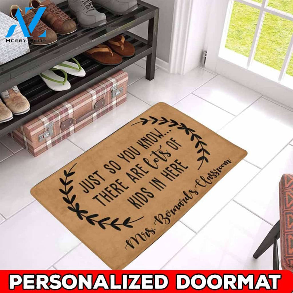 A LOT OF KIDS TEACHER Doormat 23.6" x 15.7" | Welcome Mat | House Warming Gift