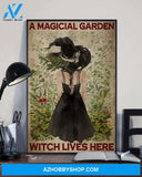 A Magical Garden Witch Lives Here Poster Print Perfect Ideas On Xmas Birthday Home Decor