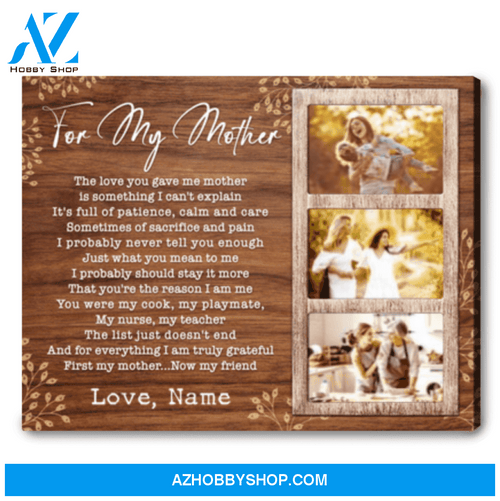 A Mother's Day Celebration Customized Wall Art Canvas