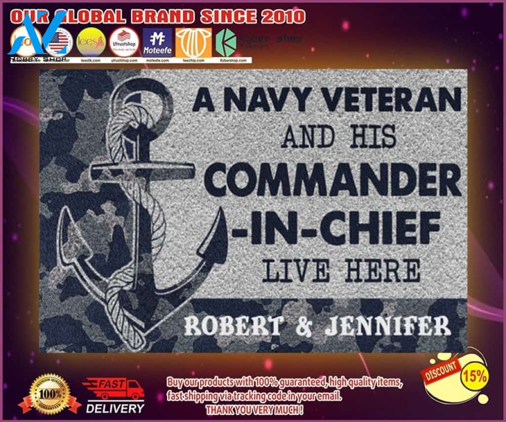 A navy veteran and his commander in chief live here doormat