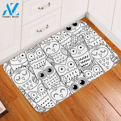 A Parliament Of Owls Printed Doormat Home Decor