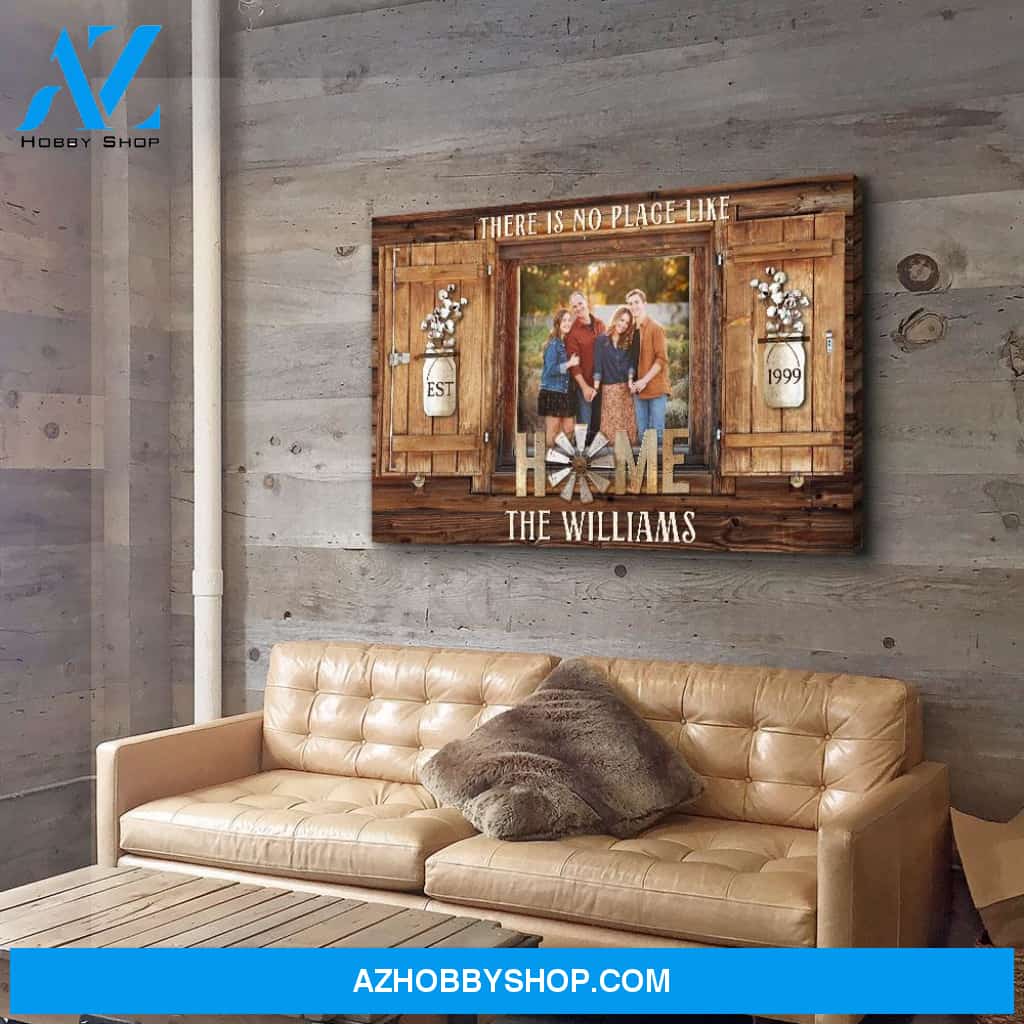 A Place Like Home - Personalized Custom Photo Canvas