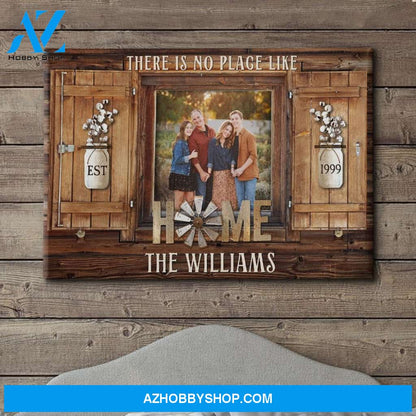 A Place Like Home - Personalized Custom Photo Canvas