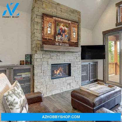 A Place Like Home - Personalized Custom Photo Canvas
