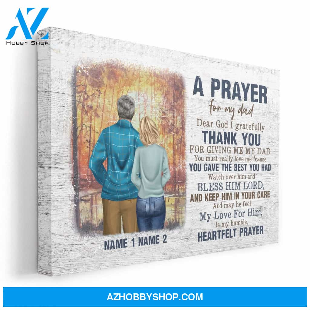A Prayer For My Dad Canvas & Poster