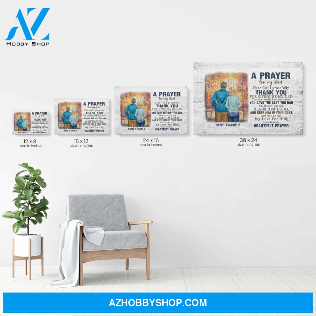 A Prayer For My Dad Canvas & Poster
