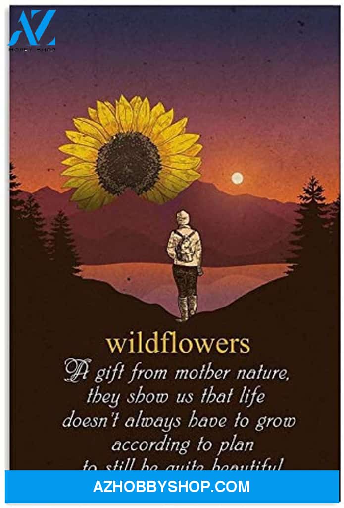 A Present From Mother Nature Wildflower Present On Birthday Christmas Decor Bedroom Living Room Classroom Office Art