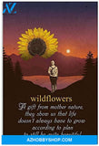A Present From Mother Nature Wildflower Present On Birthday Christmas Decor Bedroom Living Room Classroom Office Art