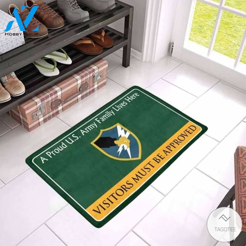 A Proud United States Army Security Agency Family Lives Here Visitors Must Be Approved Doormat