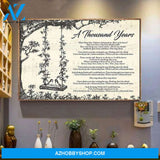 A Thousand Years Song Christie Perry Bird And Swing Lyrical Canvas And Poster, Wall Decor Visual Art