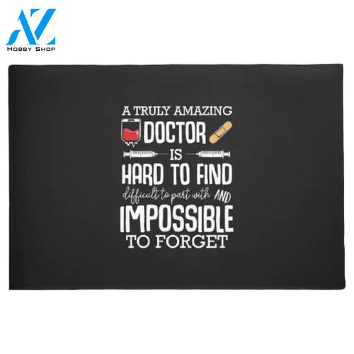 A Truly Amazing Doctor Doormat Hunting, Indoor and Outdoor Doormat Warm House Gift Welcome Mat Gift for Friend Family