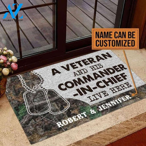 A Veteran And His Commander In Chief Live Here Doormat