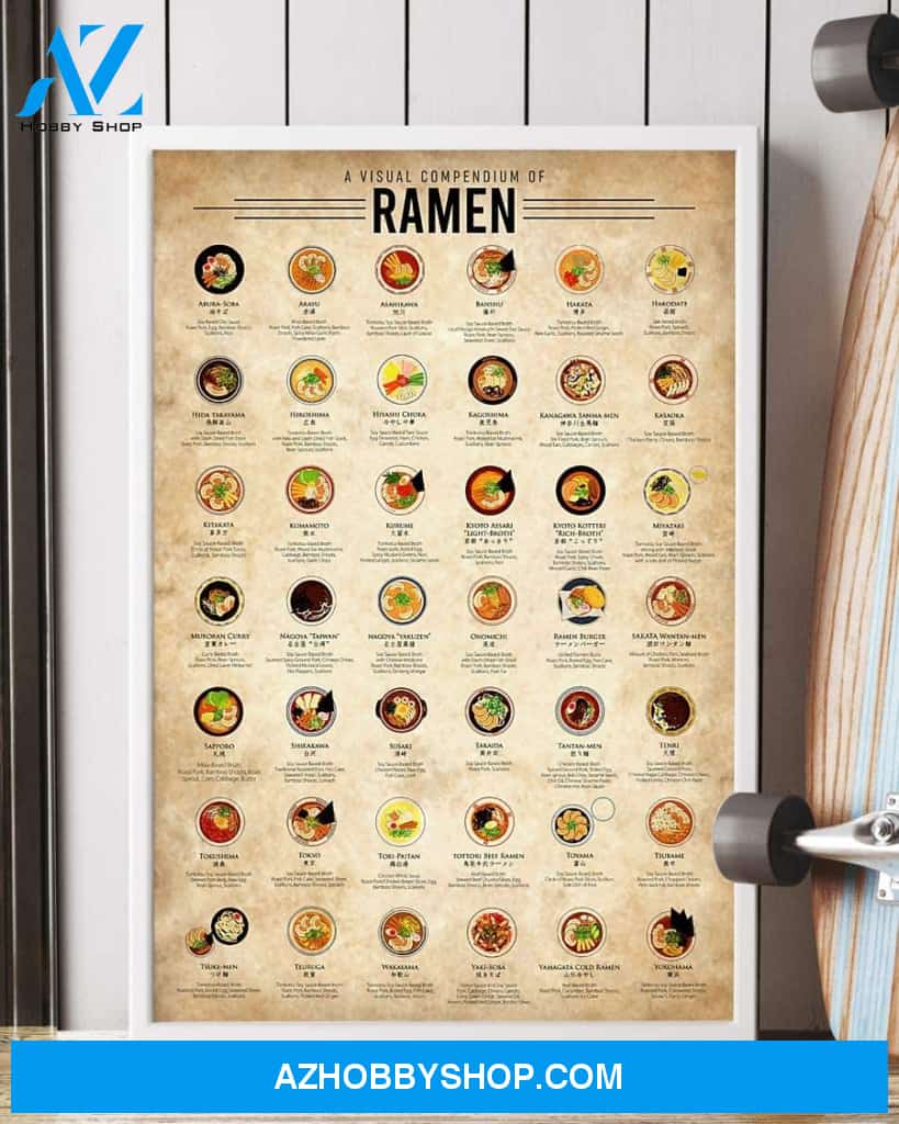 A Visual Compendium Of Ramen Poster
