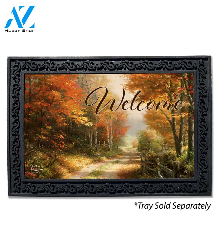 A Walk Down Autumn Lane Doormat - 18" x 30"