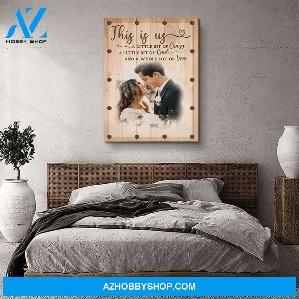 A Whole Lot Of Love - Personalized Custom Photo Canvas