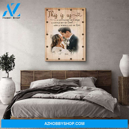 A Whole Lot Of Love - Personalized Custom Photo Canvas