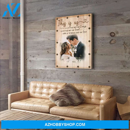 A Whole Lot Of Love - Personalized Custom Photo Canvas