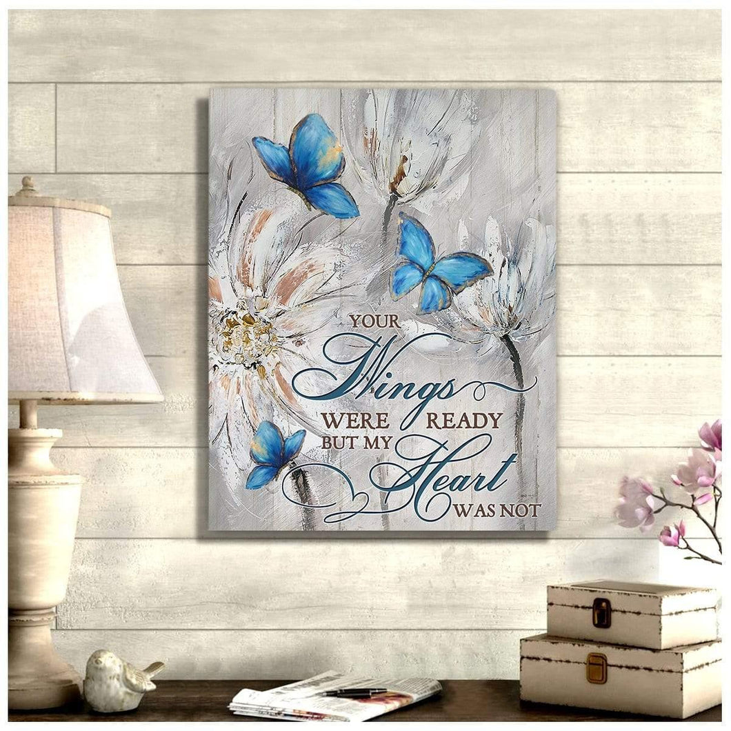 Your Wings Butterfly Wall Art Canvas