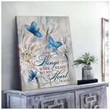 Your Wings Butterfly Wall Art Canvas