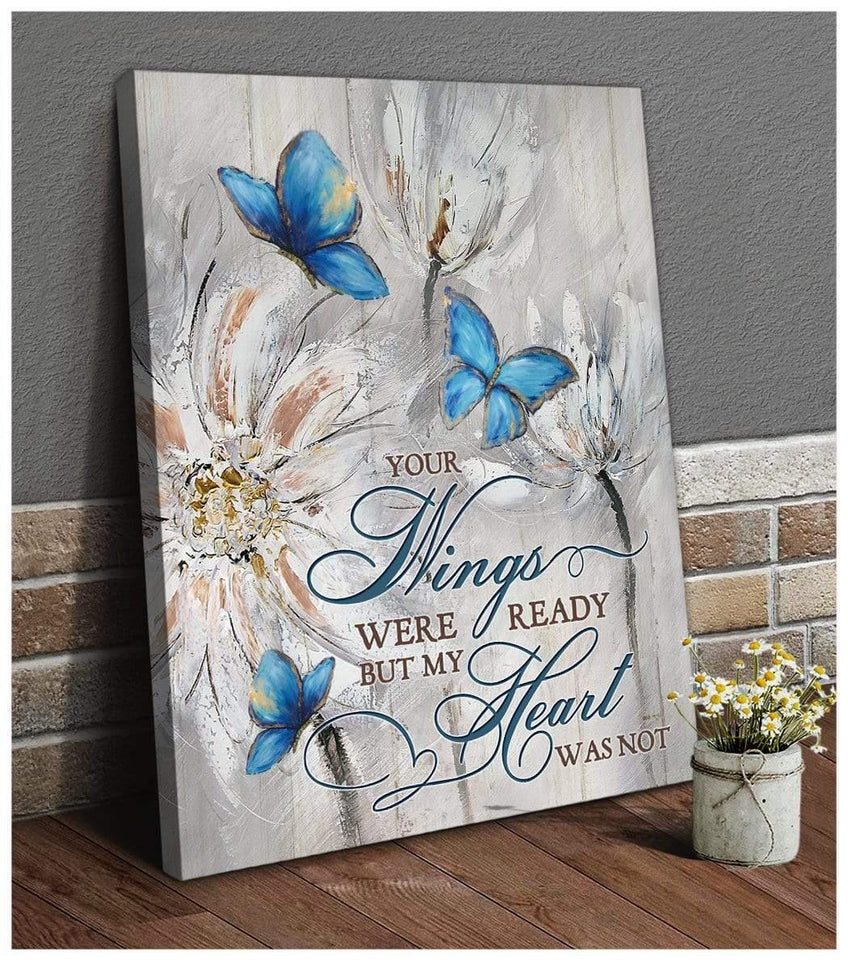 Your Wings Butterfly Wall Art Canvas