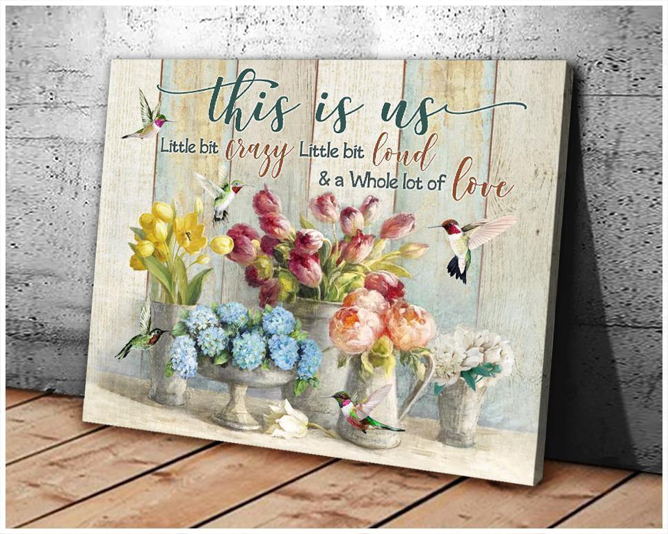 This Is Us Hummingbird Wall Art Canvas