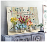 This Is Us Hummingbird Wall Art Canvas