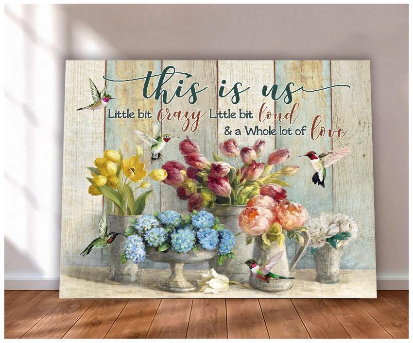 This Is Us Hummingbird Wall Art Canvas