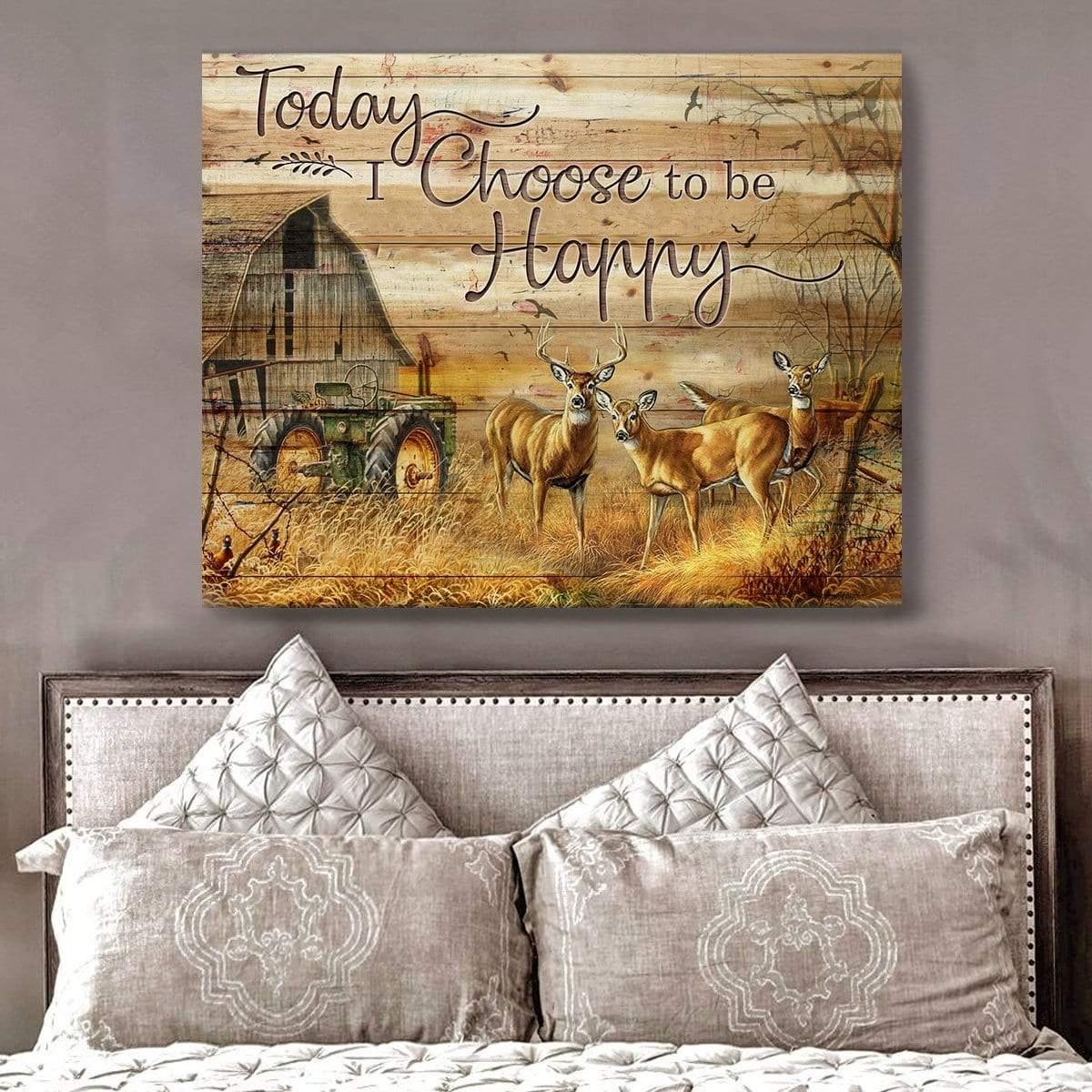 Today I Choose Hunting Wall Art Canvas