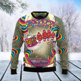 Santa And Mushroom Ugly Christmas Sweater 
