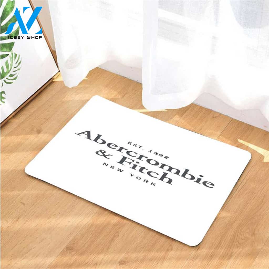 abercrombie & fitch new york brand fashion doormats