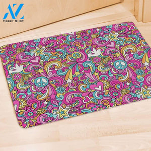 Abstract Hippie Door Mat
