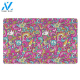 Abstract Hippie Door Mat